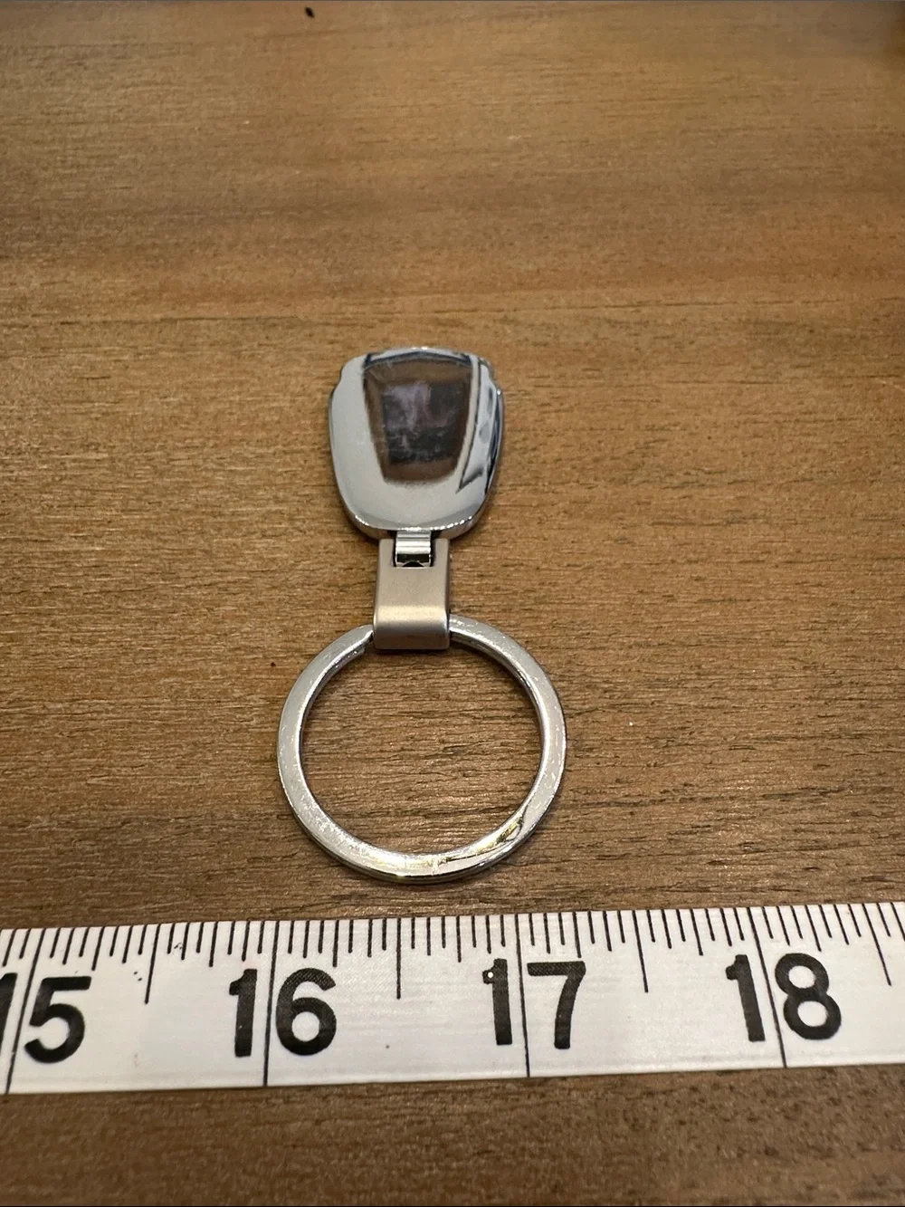 Civic Silver Metal Keychain - Honda Branded Car Accessory